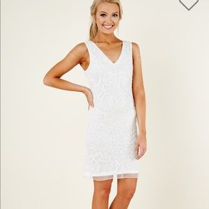 White Beaded Dress